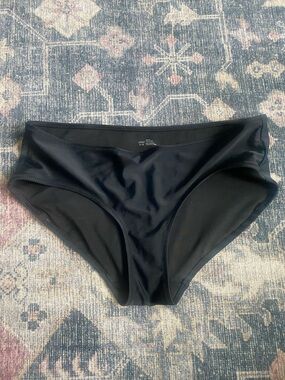 Black Women's swim Bikini Hipster bottoms Aerie size medium